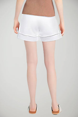 Disclaimer Women's Shorts with Spray-Effect Logo
