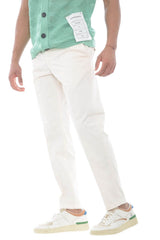 Pantalón de gabardina de hombre White Sand Greg