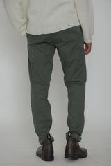 White Sand pantaloni uomo in gabardina
