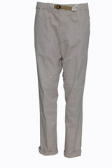 White Sand pantaloni uomo in gabardina