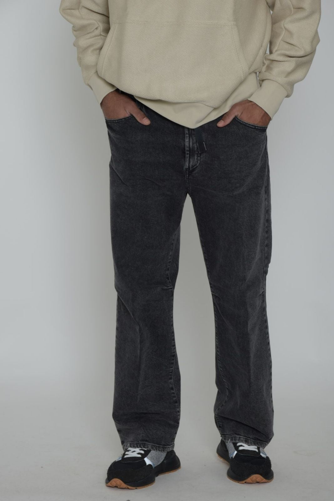 White Sand jeans uomo in denim cimosato