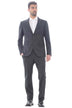 Single-breasted men's suit cutter