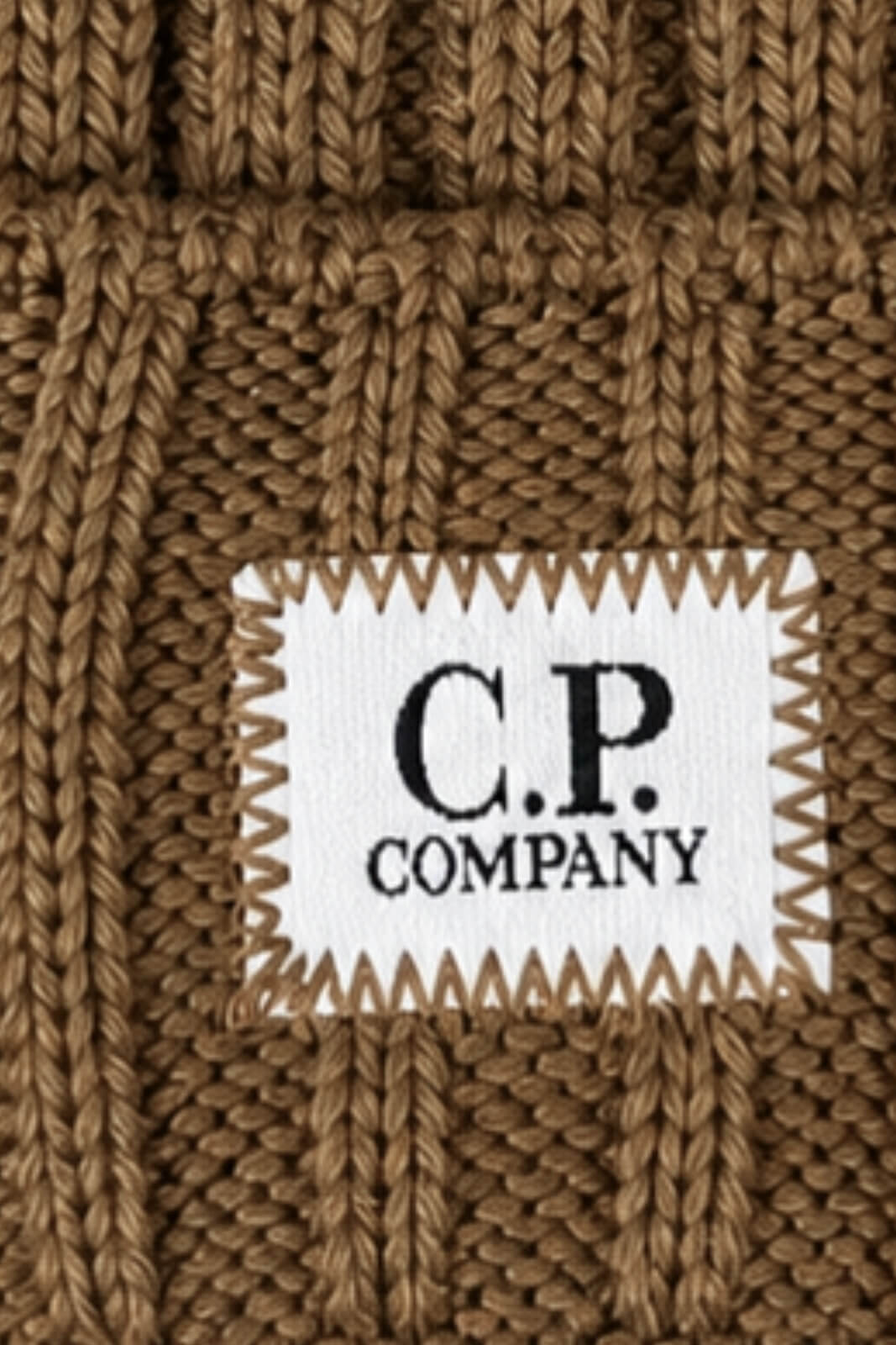 CP Company Cappello Uomo in lana a coste / Kaki