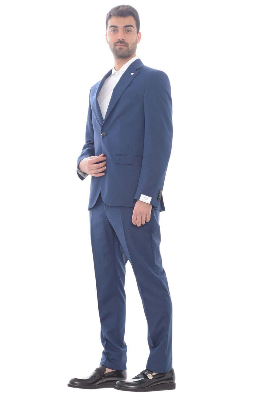 Manuel Ritz men's suit in micro-processing