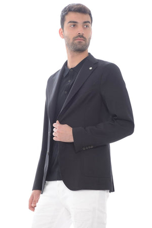 Manuel Ritz giacca uomo in fresco lana