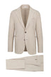 Manuel Ritz abito uomo slim in flanella di lana stretch