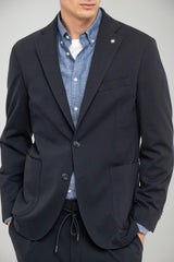 Manuel Ritz men's jacket with melange effect fabric