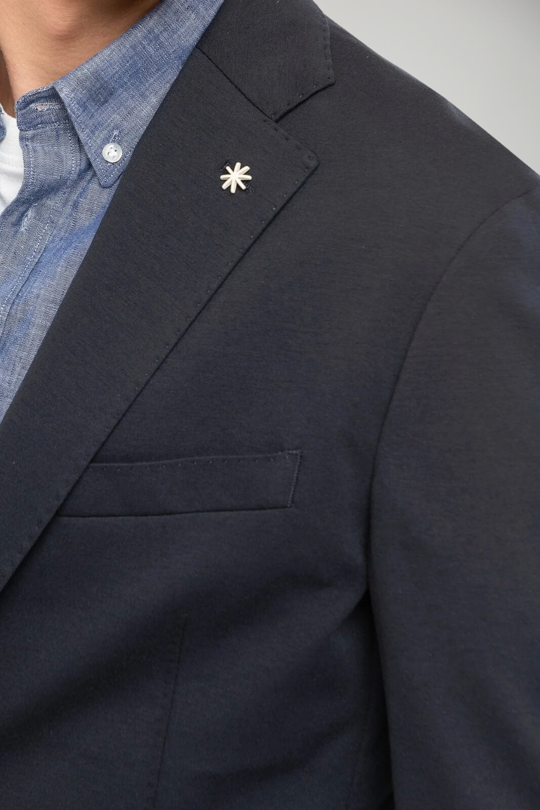 Manuel Ritz men's jacket with melange effect fabric