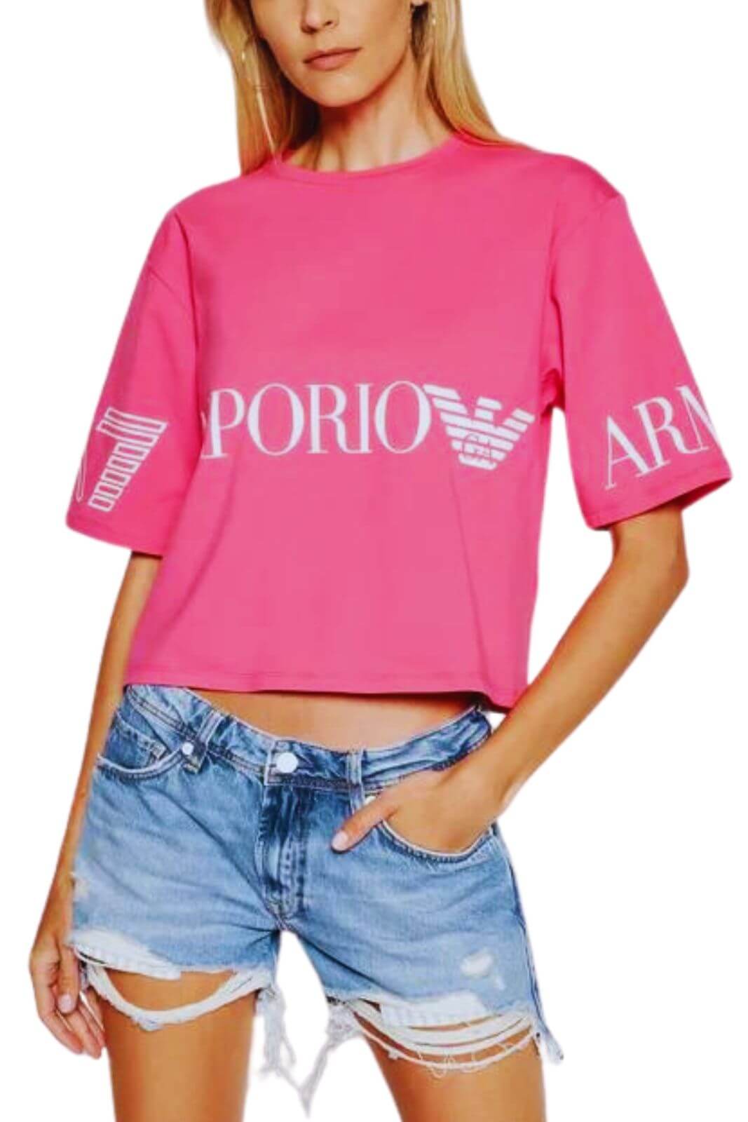 Emporio Armani T-Shirt Donna crop