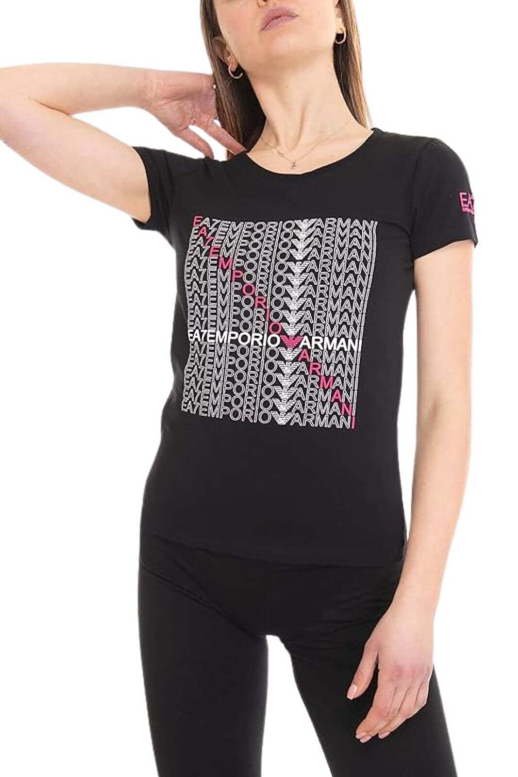 Emporio Armani T-Shirt Donna monogram