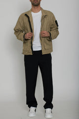 Chaqueta de nailon PANAMA-TC de aspecto orgánico para hombre de Stone Island