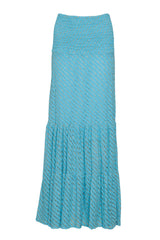 PHO Firenze Long skirt with lurex details