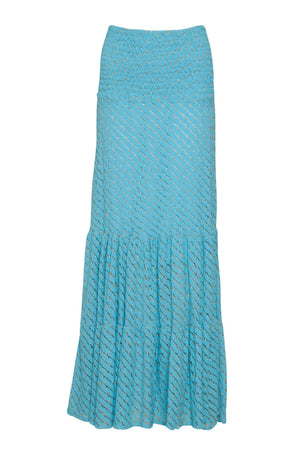 PHO Firenze Long skirt with lurex details