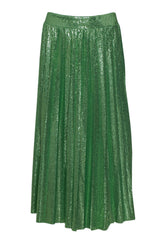 Eco Gonna in plissè con paillettes