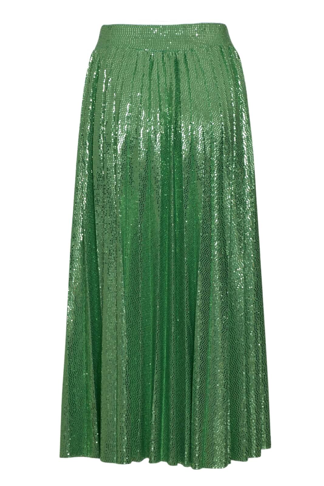 Eco Gonna in plissè con paillettes