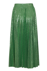 Eco Gonna in plissè con paillettes