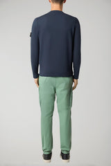Suéter de hombre Stone Island ALGODÓN ORGÁNICO CON NYLON
