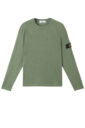 Suéter de hombre Stone Island ALGODÓN ORGÁNICO CON NYLON