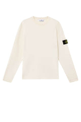 Suéter de hombre Stone Island ALGODÓN ORGÁNICO CRUDO LIGERO A MANO