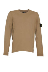 Suéter de hombre Stone Island ALGODÓN ORGÁNICO CRUDO LIGERO A MANO