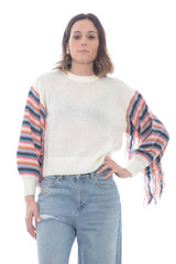 Jersey de mujer Vicolo con mangas estampadas.