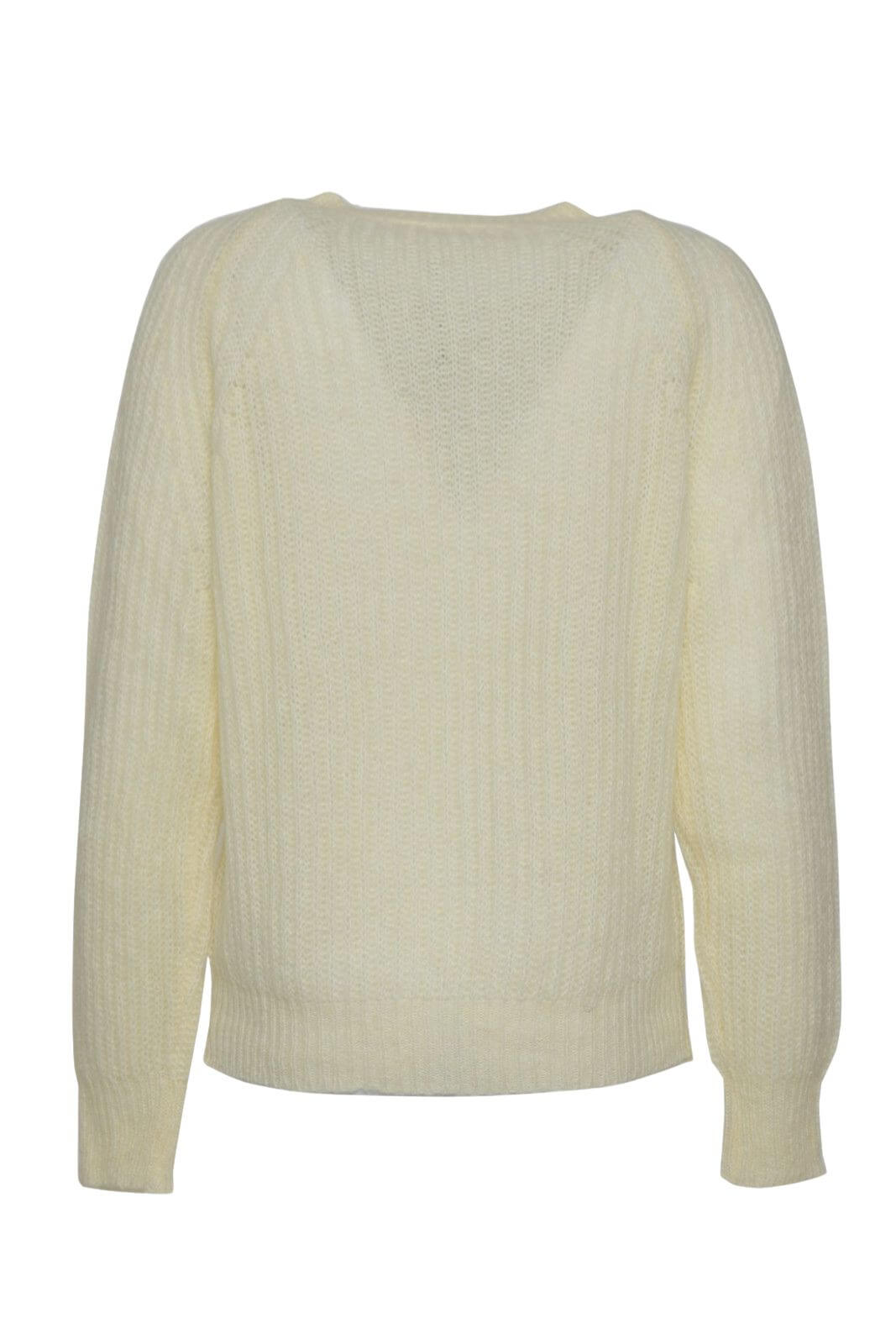 Vicolo women's sweater with rhinestone collar