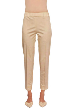 D.Exterior Women's Trousers with Slit at the Bottom