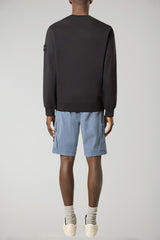 Sudadera de cuello redondo de polar de algodón orgánico de Stone Island
