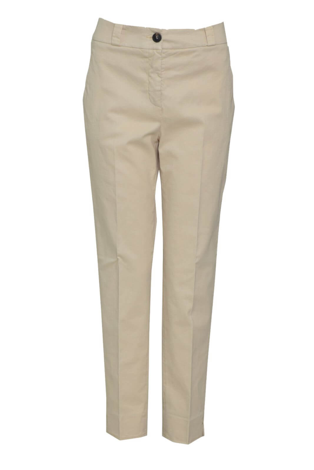 Peserico Easy Pantalone Donna chino con spacchi sul fondo