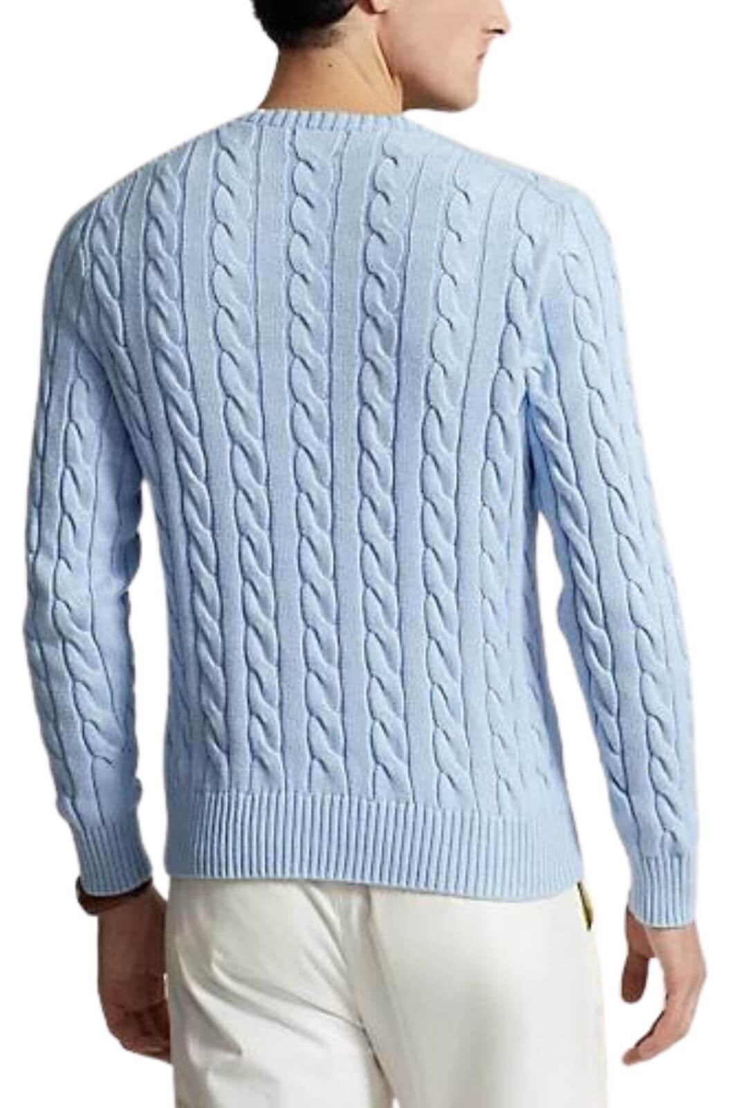 Polo Ralph Lauren maglia uomo a trecce in cotone