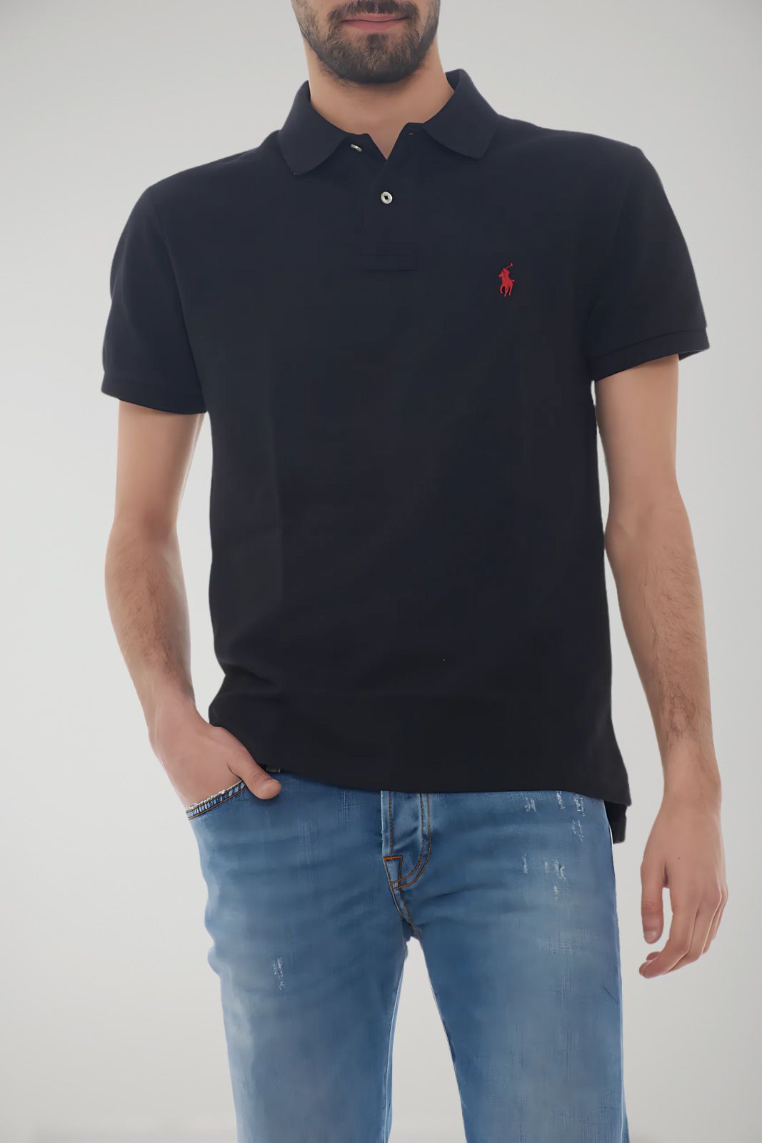 Polo Ralph Lauren polo uomo in cotone pique slim fit