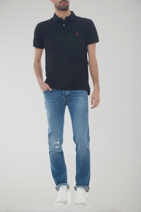 Polo Ralph Lauren de algodón piqué de corte entallado para hombre