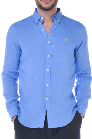 Polo Ralph Lauren camicia uomo in lino botton down