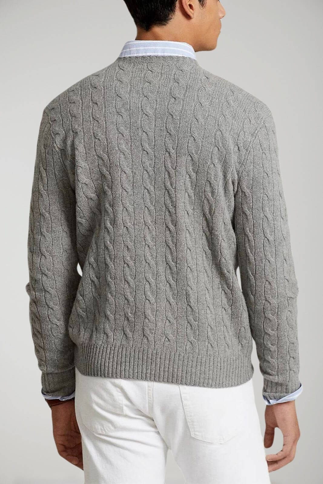 Suéter de punto trenzado para hombre de Polo Ralph Lauren