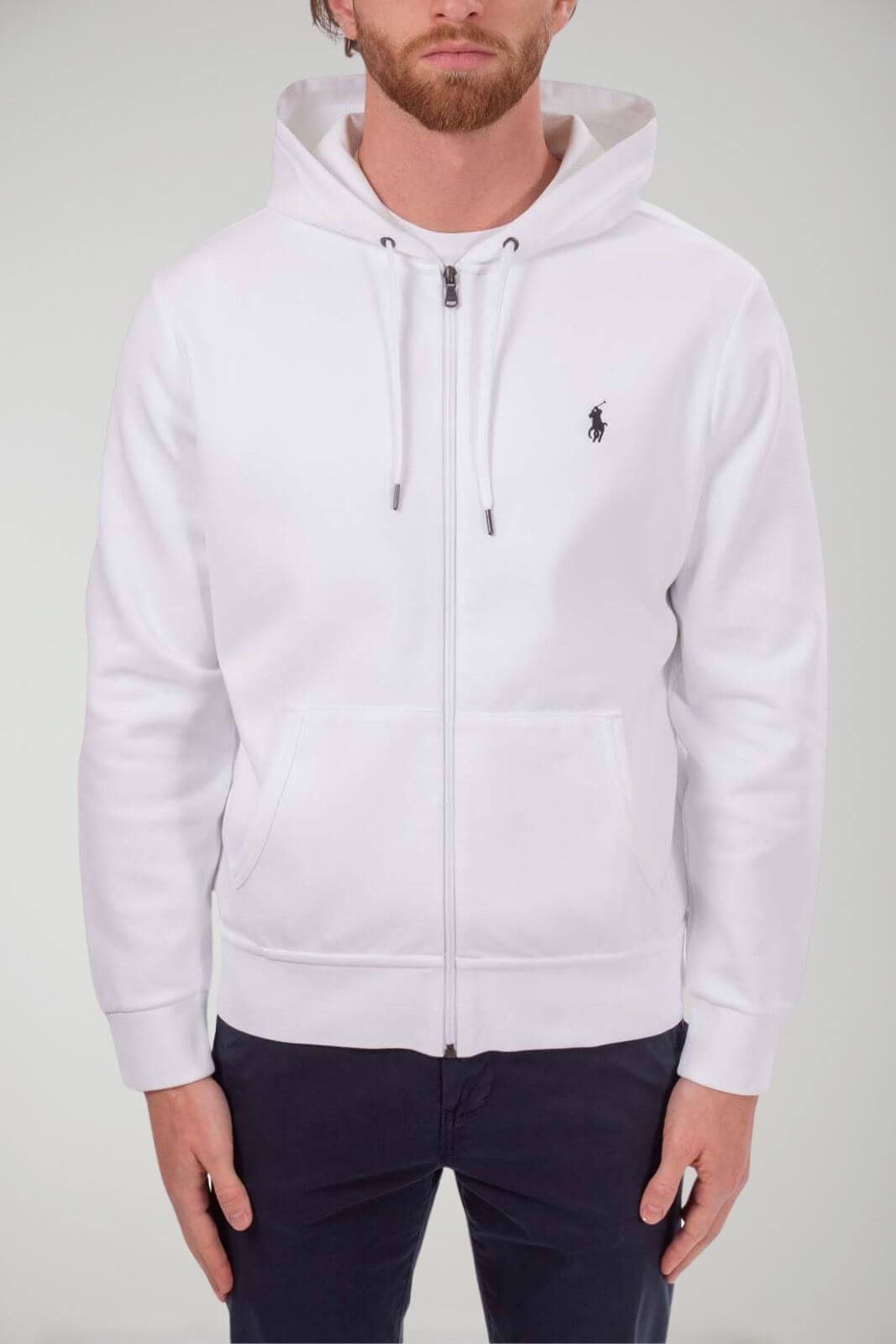 Polo Ralph Lauren felpa uomo basic con zip