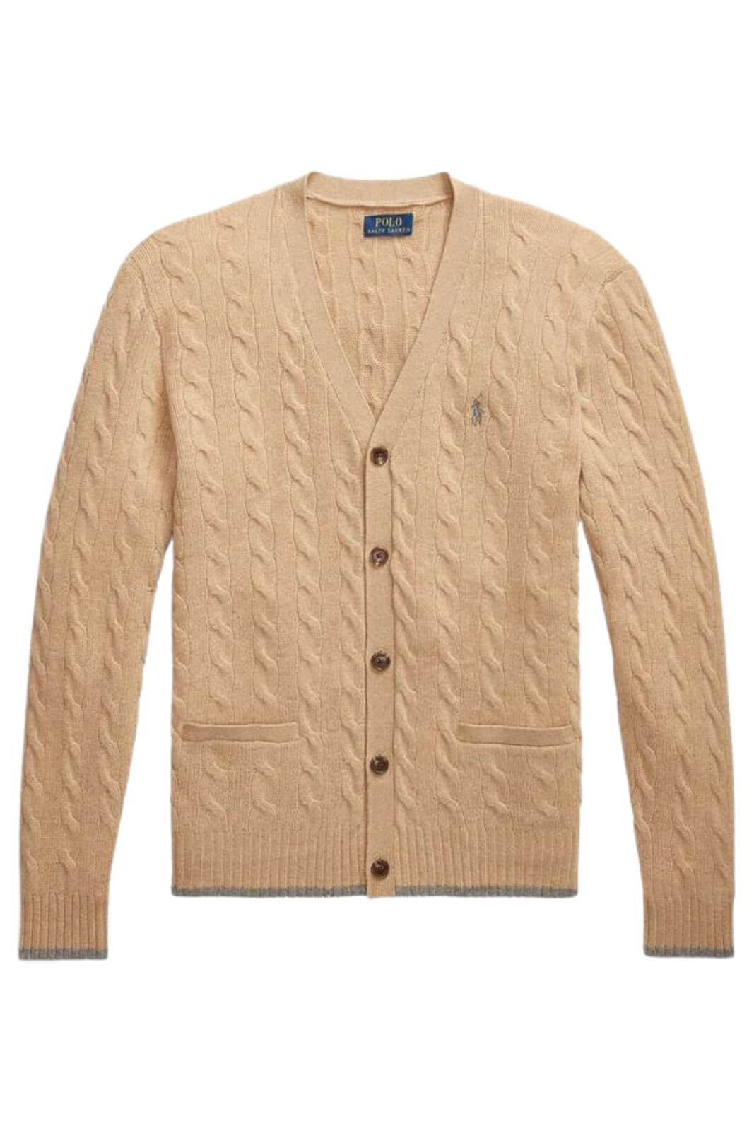 Polo Ralph Lauren cardigan uomo a trecce