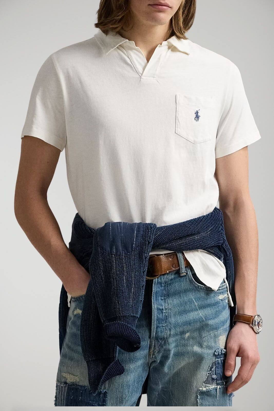 Polo Ralph Lauren de algodón y lino para hombre