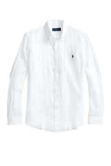 Polo Ralph Lauren camicia uomo in lino slim fit