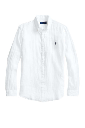 Polo Ralph Lauren camicia uomo in lino slim fit