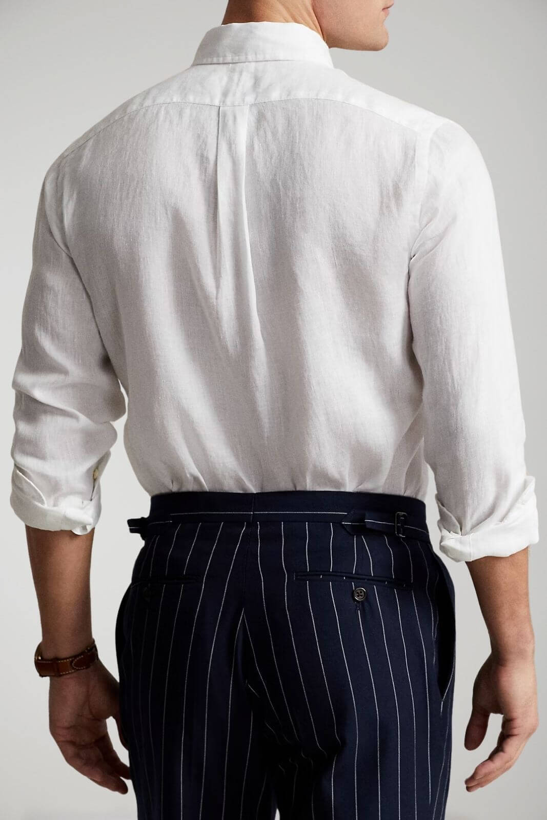 Polo Ralph Lauren camicia uomo in lino slim fit
