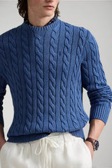 Polo Ralph Lauren men's cable-knit crew neck sweater