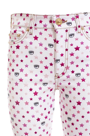 Chiara Ferragni Women's Trousers with Star Print