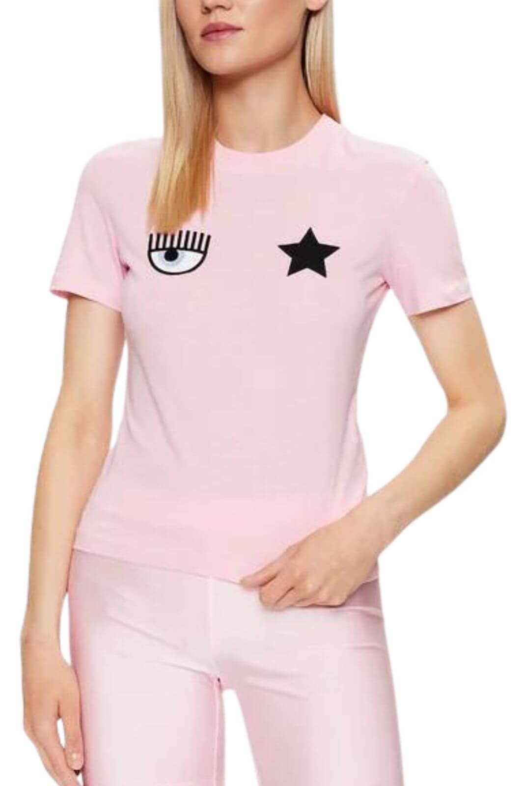 Chiara Ferragni T-shirt Donna EYE STAR EMBROIDERY