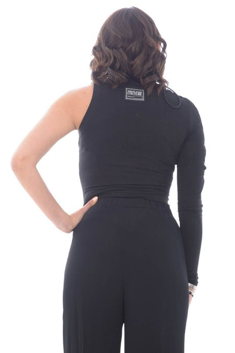 Versace Jeans Couture Camiseta mujer con cierre lateral cruzado