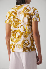Versace Jeans Couture Men's T-Shirt PRINT WATERCOLOR BAROQUE