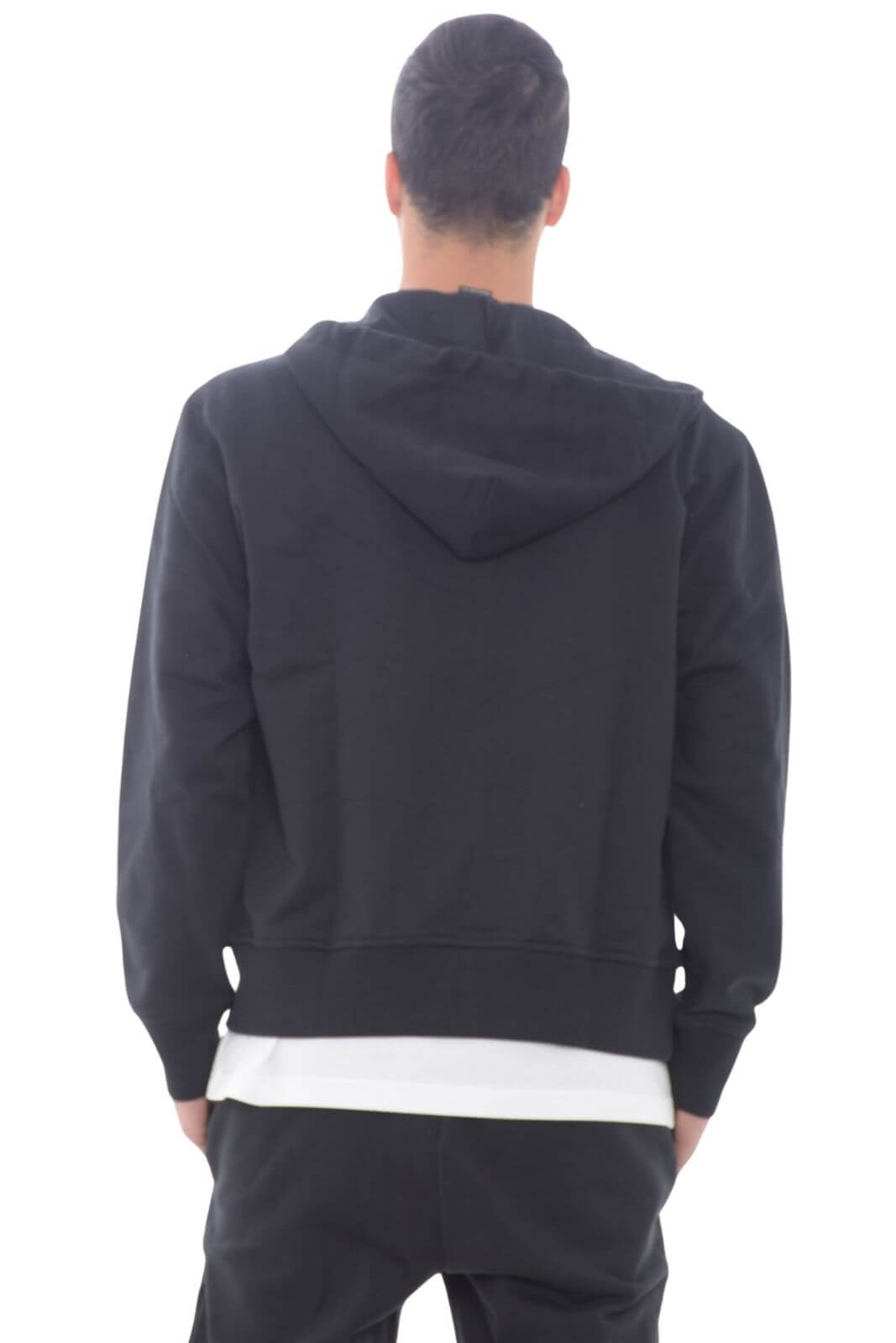 Sudadera de hombre Versace Jeans Couture abierta con parche con logo