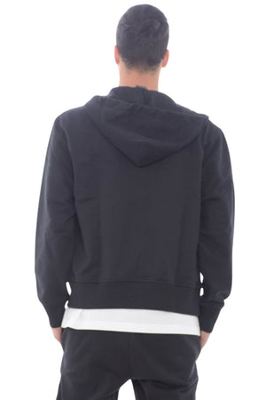 Sudadera de hombre Versace Jeans Couture abierta con parche con logo