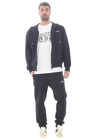 Sudadera de hombre Versace Jeans Couture abierta con parche con logo