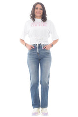 Versace Jeans Couture Women's T Shirt with Laces