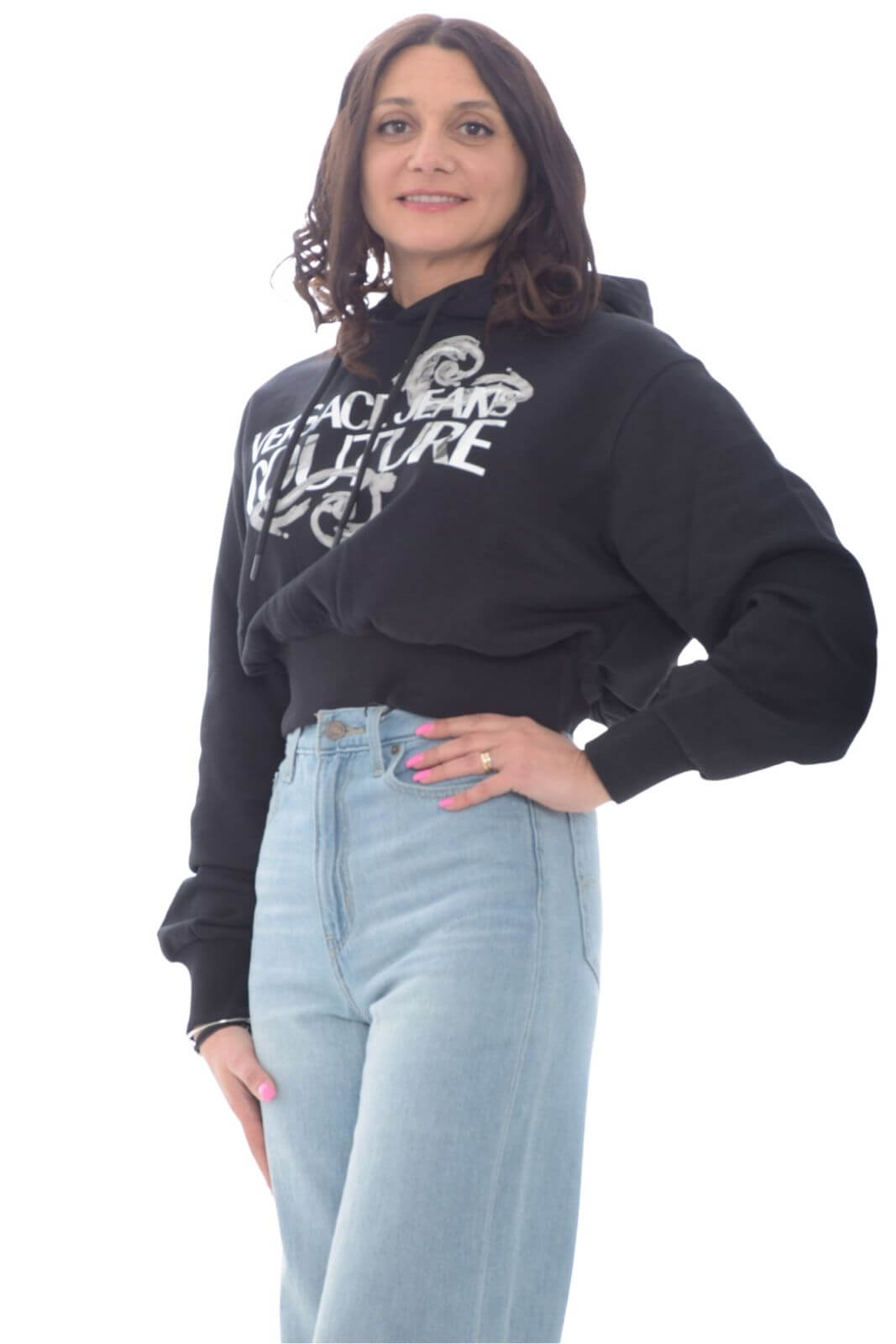 Versace Jeans Couture women's sweatshirt with Watercolor logo